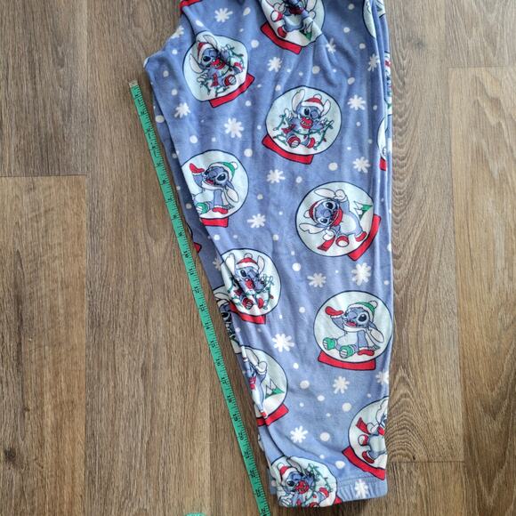 Disney Stitch Holiday Christmas Jogger Pants Size 2X - Picture 8 of 8